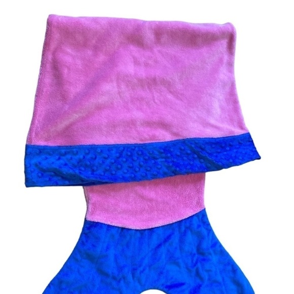 Blankie Tail Kids Mermaid Blanket Pink and Purple Soft Fleece Sleeping Bag OS - Picture 6 of 10